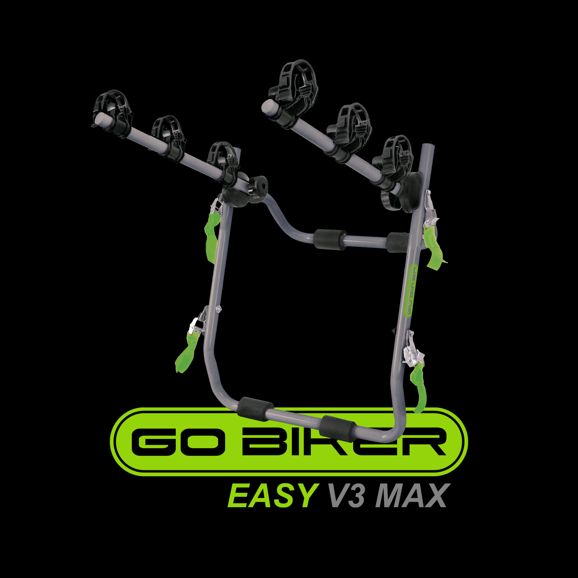 Gobiker® Portabicicletas Easy V3 Max De Portón Trasero Para 3